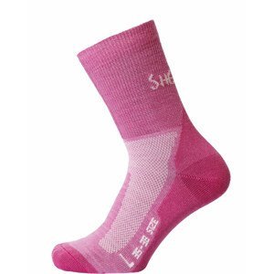 Ponožky SHERPAX Solo Velikost ponožek (EU): 39-42 / Barva: růžová