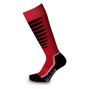 Dětské podkolenky SHERPAX Laudo P červené Velikost ponožek: 35-38 / Barva: červená