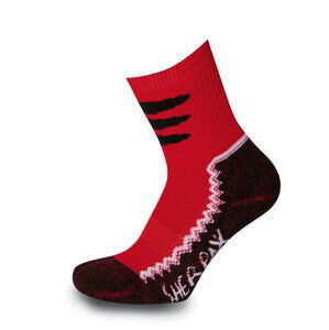 Dětské ponožky Sherpax Laudo červené Velikost ponožek: 30-34 / Barva: červená