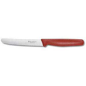 Nůž na rajčata Victorinox 11 cm - rovná rukojeť Barva: červená