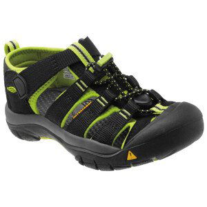 Dětské sandály Keen Newport H2 K Dětské velikosti bot: 29 (11) / Barva: black/lime green