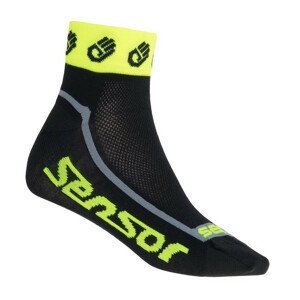 Ponožky Sensor Race Lite Ručičky reflex Velikost ponožek: 39-42 (6-8) / Barva: žlutá