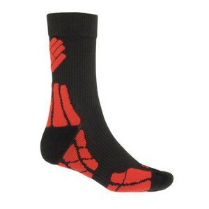 Ponožky Sensor Hiking Merino Wool Velikost ponožek: 35-38 (3-5) / Barva: červená