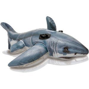 Nafukovací žralok Intex White Shark RideOn 57525NP Barva: šedá
