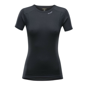 Dámské triko Devold Hiking Woman T-shirt Velikost: XL / Barva: černá