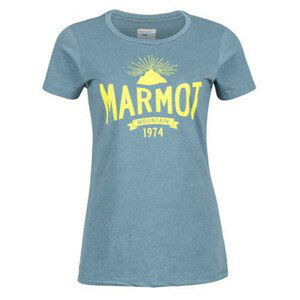 Dámské triko Marmot Carly Tee SS Velikost: XS / Barva: šedá