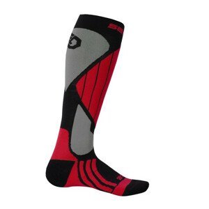 Podkolenky Sensor Snow Pro Merino Velikost ponožek: 35-38 / Barva: šedá/červená