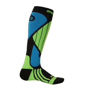 Podkolenky Sensor Snow Pro Merino Velikost ponožek: 39-42 / Barva: modrá/zelená