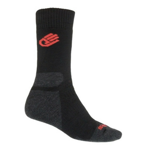 Ponožky Sensor Expedition Merino Wool Velikost ponožek: 39-42 (6-8) / Barva: černá/červená