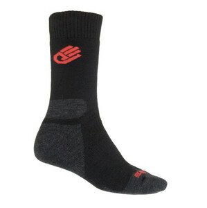 Ponožky Sensor Expedition Merino Wool Velikost ponožek: 43-46 (9-11) / Barva: černá/červená