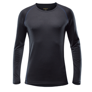 Pánské triko Devold Breeze Man Shirt long sleeve Velikost: XXL / Barva: černá