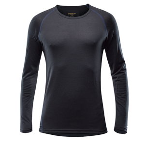 Pánské triko Devold Breeze Man Shirt long sleeve Velikost: L / Barva: černá