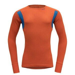 Pánské triko Devold Hiking Man Shirt Velikost: XXL / Barva: hnědá