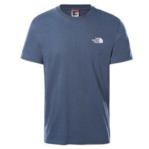 Pánské triko The North Face Simple Dome Tee Velikost: XXL / Barva: bílá/modrá