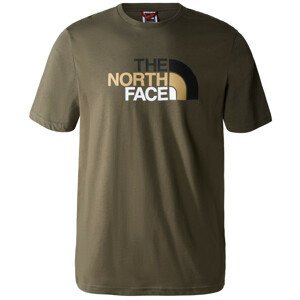 Pánské triko The North Face Easy Tee Velikost: M / Barva: zelená/hnědá