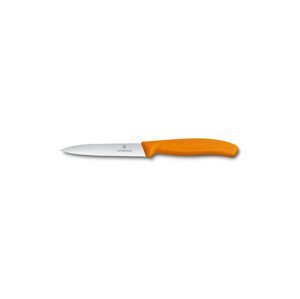 Nůž na zeleninu Victorinox vlnitý 10 cm Barva: oranžová