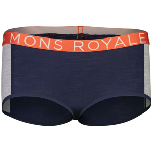 Kalhotky Mons Royale Sylvia Boyleg Panel Folo Velikost: M / Barva: modrá/oranžová
