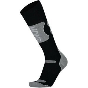 Pánské ponožky Mons Royale Pro Lite Tech Sock Velikost ponožek: 45-47 / Barva: černá/šedá