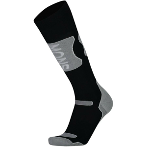 Pánské ponožky Mons Royale Pro Lite Tech Sock Velikost ponožek: 42-44 / Barva: černá/šedá