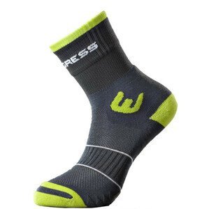 Ponožky Progress WLK 8HD Walking Velikost ponožek: 35-38 (3-5) / Barva: šedá/zelená