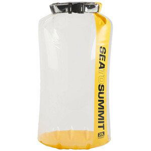 Voděodolný vak Sea to Summit Stopper Clear Dry Bag 20L Barva: žlutá