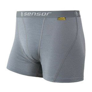 Pánské boxerky Sensor Merino Wool Active šedé Velikost: M / Barva: šedá