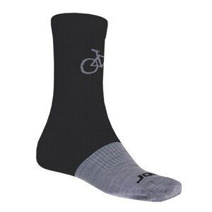 Ponožky Sensor Tour Merino černá/šedá Velikost ponožek: 35-38 (3-5) / Barva: černá/šedá