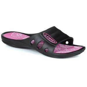 Dámské pantofle Loap Birde Velikost bot (EU): 38 / Barva: černá/růžová