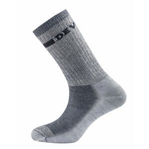 Ponožky Devold Outdoor Medium Sock Velikost ponožek: 35-37 / Barva: šedá
