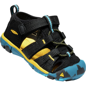 Dětské sandály Keen Seacamp II CNX INF Dětské velikosti bot: 23 / Barva: černá/modrá