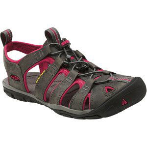 Dámské sandály Keen Clearwater CNX Leather W Velikost bot (EU): 40 (9,5) / Barva: šedá/růžová