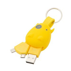 Klíčenka Munkees USB Klíčenka Smart Charger Barva: žlutá