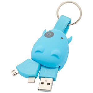 Klíčenka Munkees USB Klíčenka Smart Charger Barva: světle modrá