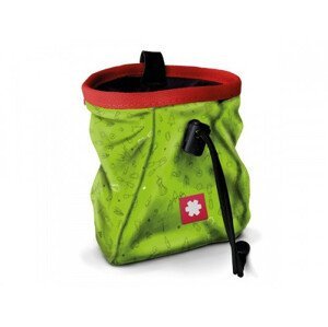 Pytlík na magnézium Ocún Lucky + pásek Ocún Chalk Bag Belt Barva: zelená/červená