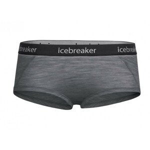 Kalhotky Icebreaker W's Sprite Hot Pants Velikost: L / Barva: šedá/černá