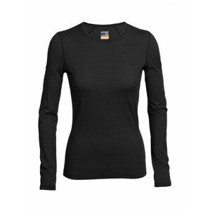 Dámské triko Icebreaker Women's 200 Oasis Long Sleeve Velikost: M / Barva: černá