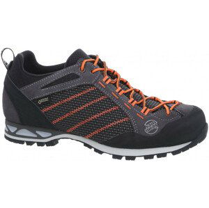 Pánské boty Hanwag Makra Low GTX Asphalt/Orange Velikost bot (EU): 42,5 (UK 8,5) / Barva: šedá/oranžová