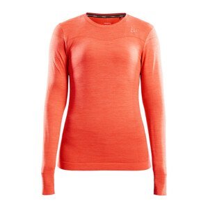 Dámské triko Craft Fuseknit Comfort LS Velikost: M / Barva: oranžová