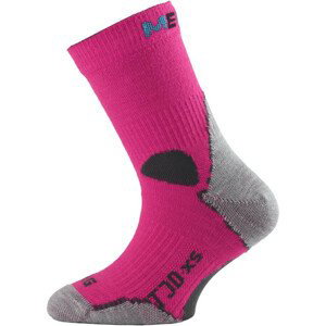 Dětské ponožky Lasting TJD Velikost ponožek: 34-37 (S) / Barva: růžová