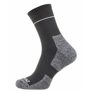 Ponožky SealSkinz Solo Quick Dry Ankle Length sock Velikost ponožek: 47-49 / Barva: černá