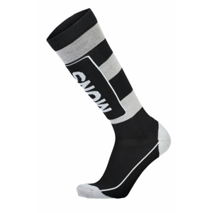 Pánské podkolenky Mons Royale Mons Tech Cushion Sock Velikost ponožek: 42-44 (M) / Barva: černá/šedá