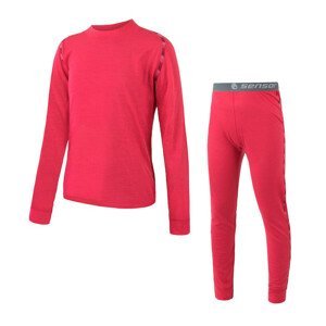 Dětské funkční prádlo Sensor Merino Air Set triko+spodky 2022 Dětská velikost: 140 / Barva: růžová