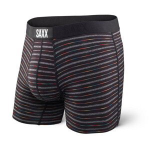 Boxerky Saxx Vibe Boxer Modern Fit Black gradient stripe Velikost: S / Barva: černá