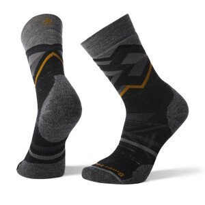 Ponožky Smartwool Phd Outdoor Medium Pattern Crew Velikost ponožek: 46-49 / Barva: černá/šedá