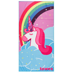 Ručník Towee Rainbow Unicorn 70 x 140 cm