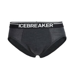 Pánské slipy Icebreaker Mens Anatomica Briefs Velikost: M / Barva: černá/bílá