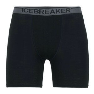Pánské boxerky Icebreaker Mens Anatomica Long Boxers Velikost: XL / Barva: černá