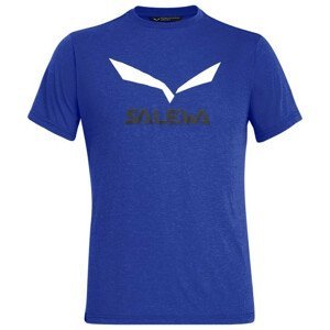 Pánské triko Salewa Solidlogo Dri-Rel M S/S Tee Velikost: M / Barva: modrá/světle modrá