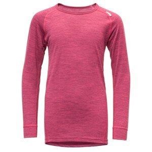 Dětské triko Devold Breeze Junior Shirt Dětská velikost: 140 (10) / Barva: růžová