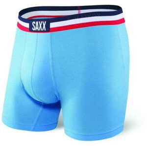 Boxerky Saxx Vibe Boxer Blue All Star Velikost: S / Barva: světle modrá